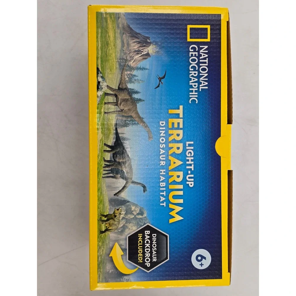 National Geographic Light-Up Terrarium Dinosaur Habitat Kids Science Kit - New